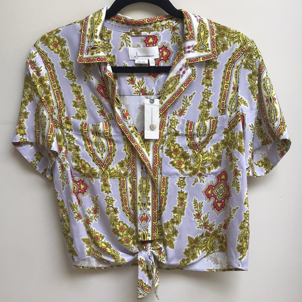 NWT Anthropologie tie Top